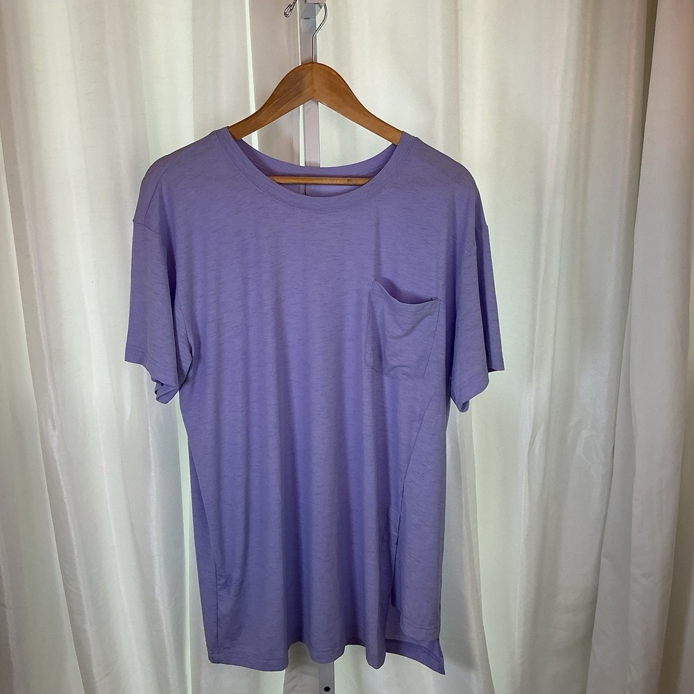 Free People Movement Women's Asymmetrical Oversized T-Shirt Tunic Top Sz S NWOT
